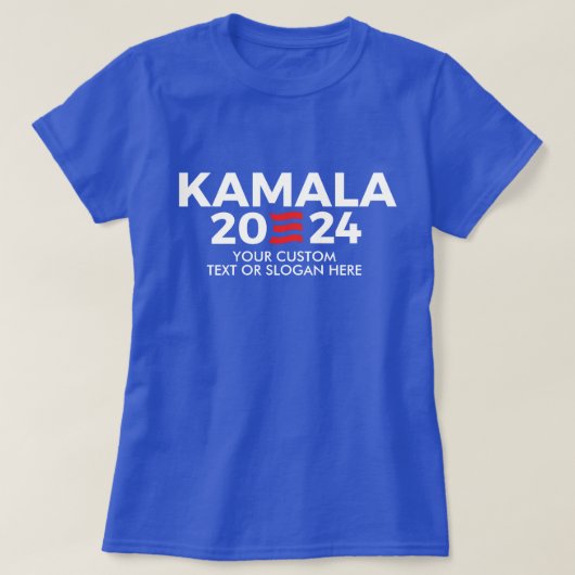 Creëer Uw Eigen Kamala Harris 2024 T-shirt (Design voorkant)