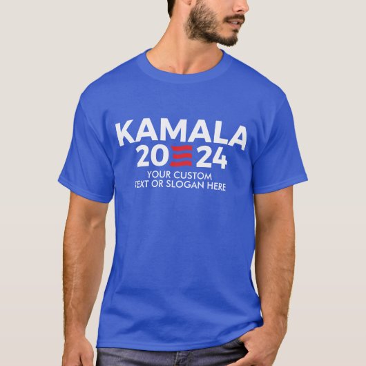 Creëer Uw Eigen Kamala Harris 2024 T-shirt (Voorkant)