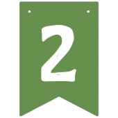 CREËER-UW-EIGEN KANTOOR - Aangepaste TEKST kerstmi Vlaggetjes (Tweede vlag)