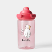 Creëer uw eigen kattekattennaam waterfles (Achterkant)