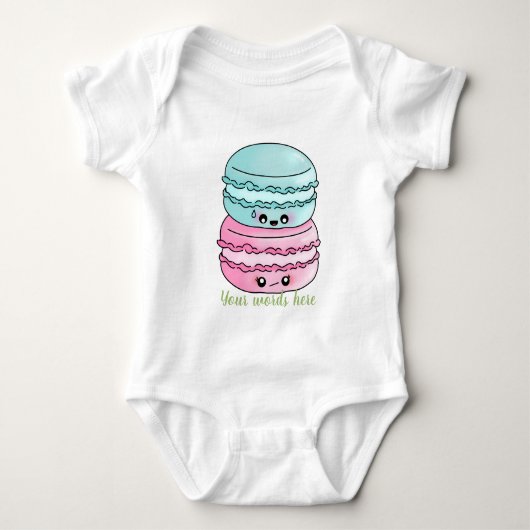 Creëer Uw eigen Kawaii Macarons Romper (Voorkant)