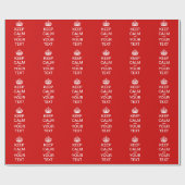 Creëer uw eigen "KEEP CALM"-omslagpapier! Cadeaupapier (Vlak)