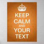 Creëer Uw eigen "Keep Calm"-Poster ( papier) Poster (Voorkant)