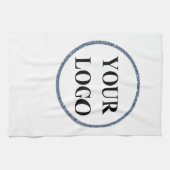 Creëer Uw eigen Keepsake Boerderij Zwart Wit Theedoek (Horizontaal)