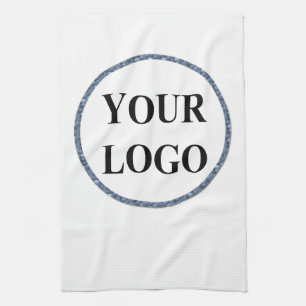 Creëer Uw eigen Keepsake Boerderij Zwart Wit Theedoek