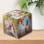 Creëer uw eigen Keepsake Kinder foto Kubus<br><div class="desc">Creëer een gepersonaliseerde aandenken met deze aangepaste fotokubus, die ruimte biedt voor vijf verschillende foto's, waardoor het een perfect cadeau is voor ouders of grootouders. Showcase gekoesterde momenten met de kinderen, familie of speciale herinneringen aan elke kant. Deze multi-foto kubus is ideaal voor het maken van uw eigen unieke ontwerp...</div>