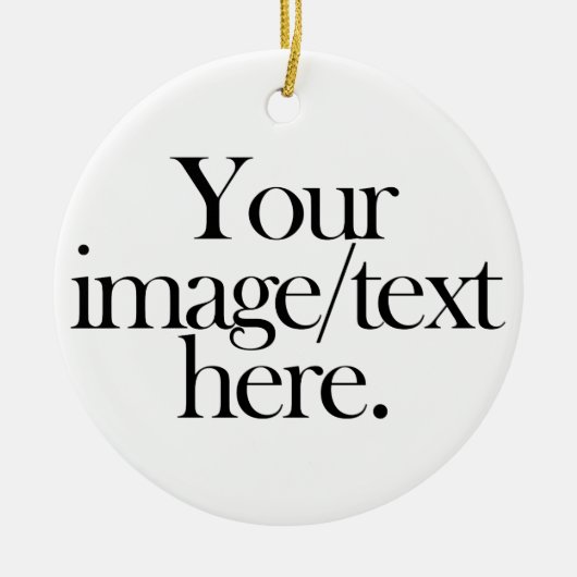 Creëer Uw eigen Keramisch Ornament (Voorkant)