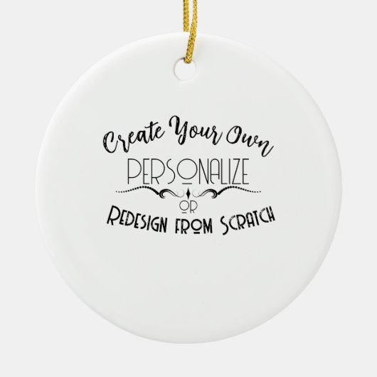 Creëer Uw eigen Keramisch Ornament (Voorkant)