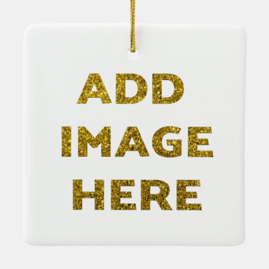 Creëer Uw eigen keramische versiering Keramisch Ornament (Achterkant)