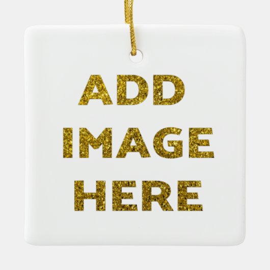 Creëer Uw eigen keramische versiering Keramisch Ornament (Voorkant)