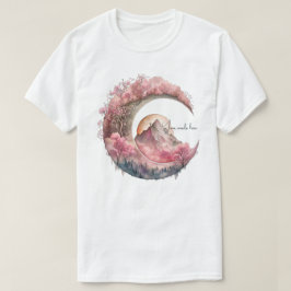 Creëer Uw eigen Kersenbloesemmaanlandschap T-shirt