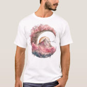 Creëer Uw eigen Kersenbloesemmaanlandschap T-shirt (Voorkant)