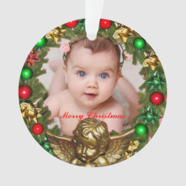 Creëer uw eigen kerst Baby foto Ornament