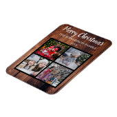 Creëer Uw eigen kerst familie foto collage Magneet (Linkerzijde)