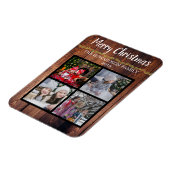 Creëer Uw eigen kerst familie foto collage Magneet (Linkerzijde)