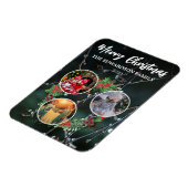 Creëer Uw eigen kerst familie foto collage Magneet (Linkerzijde)