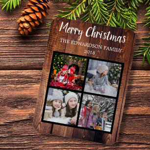 Creëer Uw eigen kerst familie foto collage Magneet