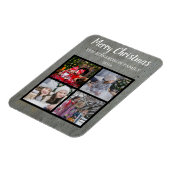 Creëer Uw eigen kerst familie foto collage Magneet (Linkerzijde)