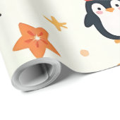 Creëer Uw eigen Kerst Kawaii Critters Cadeaupapier (Rol Hoek)