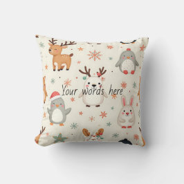 Creëer Uw eigen Kerst Kawaii Dieren Kussen