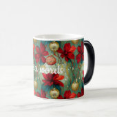 Creëer Uw eigen kerstbloemen & bessen Magische Mok (Voorkant rechts)