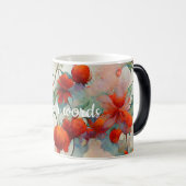 Creëer Uw eigen kerstbloemen Magische Mok (Voorkant rechts)