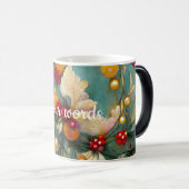 Creëer Uw eigen kerstbloemen & Ornamenten Magische Mok (Voorkant rechts)