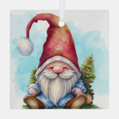 Creëer uw eigen kerstboom kabouter glas ornament (Achterkant)