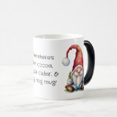 Creëer uw eigen kerstboom kabouter magische mok (Voorkant rechts)