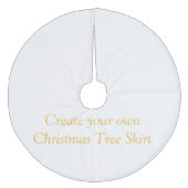Creëer Uw eigen kerstboomrok Fleece Kerstboom Rok (Voorkant)