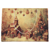 Creëer uw eigen kerstdorp cadeautas (Voorkant)