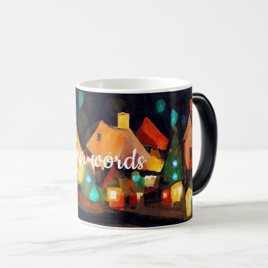 Creëer Uw eigen kerstdorp Magische Mok (Voorkant rechts)