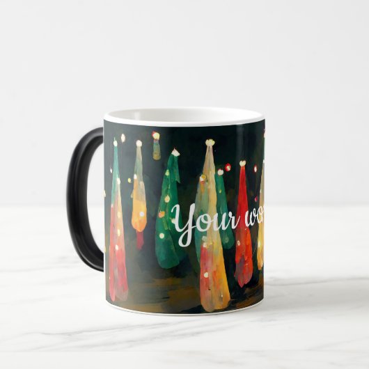 Creëer Uw eigen kerstdorp Magische Mok (Voorkant links)