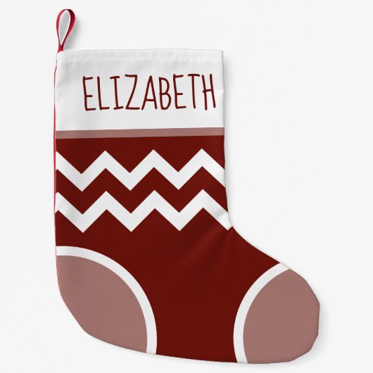 Creëer Uw eigen kerstfamilie komt overeen met een  Kleine Kerstsok (Voorkant)