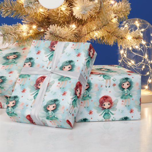 Creëer Uw eigen kerstfeeën Cadeaupapier (Feestdagen)