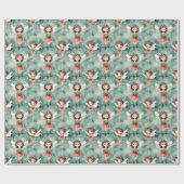 Creëer uw eigen kerstfeest cadeaupapier (Vlak)