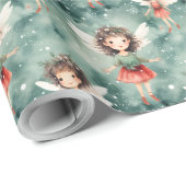 Creëer uw eigen kerstfeest cadeaupapier (Rol Hoek)