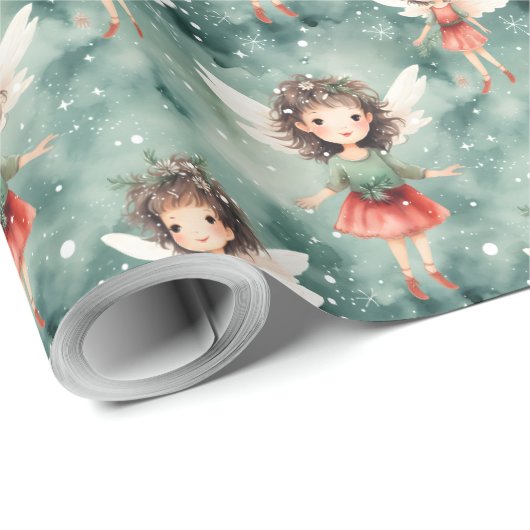 Creëer uw eigen kerstfeest cadeaupapier (Rol Hoek)