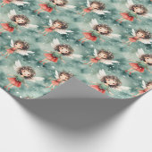 Creëer uw eigen kerstfeest cadeaupapier (Hoek)