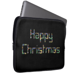 Creëer Uw eigen kerstfeest Laptop Sleeve