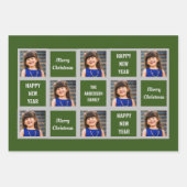 Creëer Uw eigen kerstfeestdag met foto's Inpakpapier Vel (Voorkant 2)