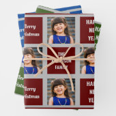 Creëer Uw eigen kerstfeestdag met foto's Inpakpapier Vel (In situ)