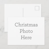 Feestdagen Briefkaart (Voorkant / Achterkant)