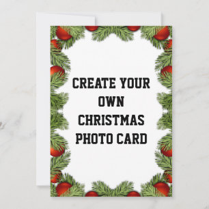 CREËER UW EIGEN KERSTFOTOKAART FEESTDAGENKAART