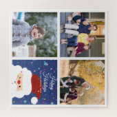 Creëer Uw eigen kerstfoto's voor uw eigen familie Legpuzzel (Horizontaal)