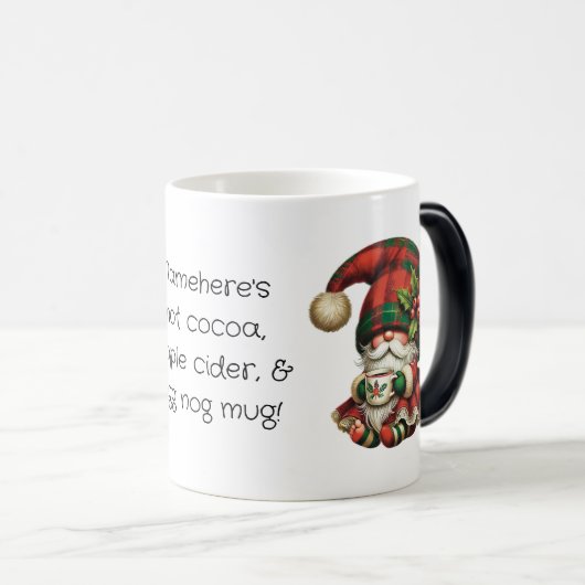 Creëer uw eigen kerstgepleegde gnoomthee magische mok (Voorkant rechts)