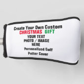 Creëer Uw eigen kerstgolfcadeau: gepersonaliseerd Golfheadcover (Voorkant)