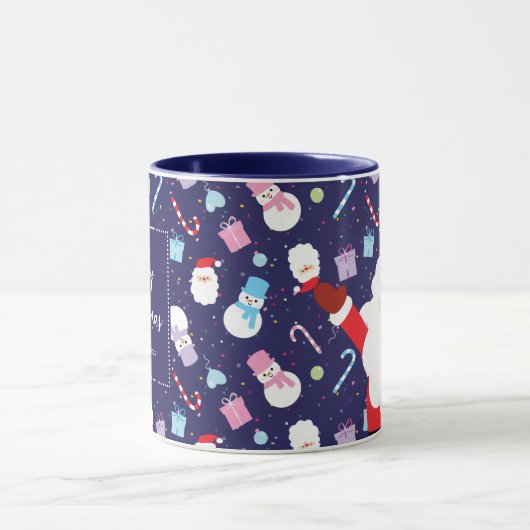 Creëer Uw eigen kerstkerstkerstkerstkerstkerstkers Mok (Midden)