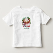 Creëer Uw Eigen Kerstmis Hete Cacao Kinder Shirts (Voorkant)