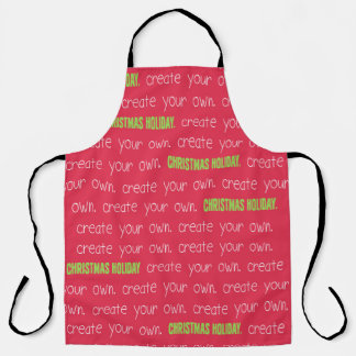 Creëer Uw eigen Kerstmis Schort